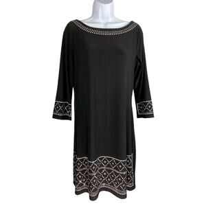 WHBM Beaded Trim Tunic / Mini Dress Size Medium